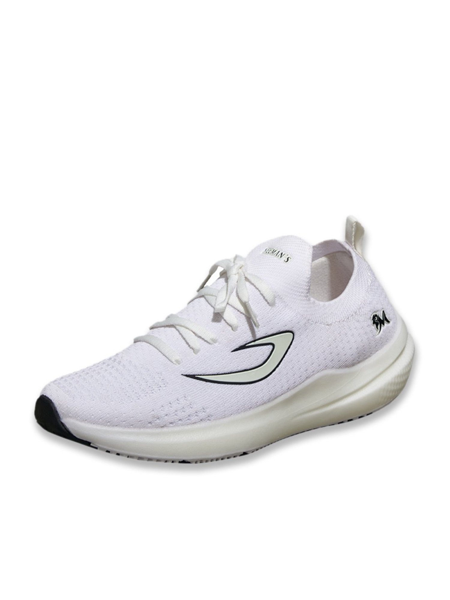 Neemans Men's Whoosh Lite White Running Shoes