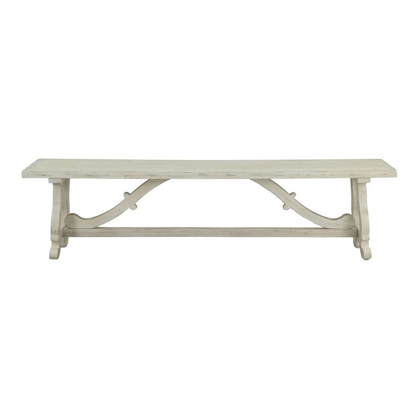 Bolden Park Dining Bench White - Treasure Trove Accents