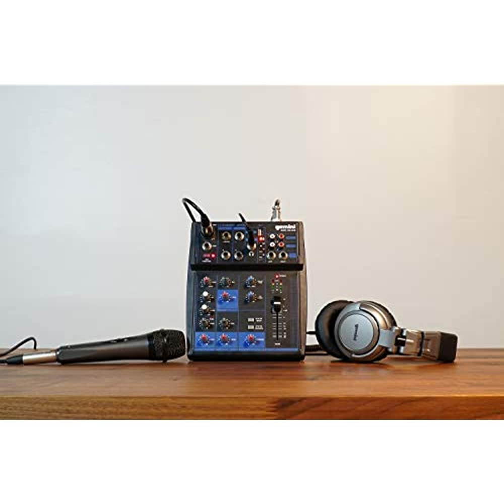 Gemini compact 5-channel Bluetooth mixer with USB playback