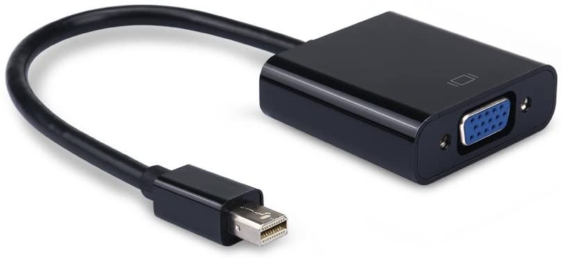 Mini DisplayPort to VGA Adapter 1080P Full HD Gold Plated Thunderbolt Mini DP to VGA for Apple MacBook MacBook Pro/Air iMac Mac Mini Surface Lenovo