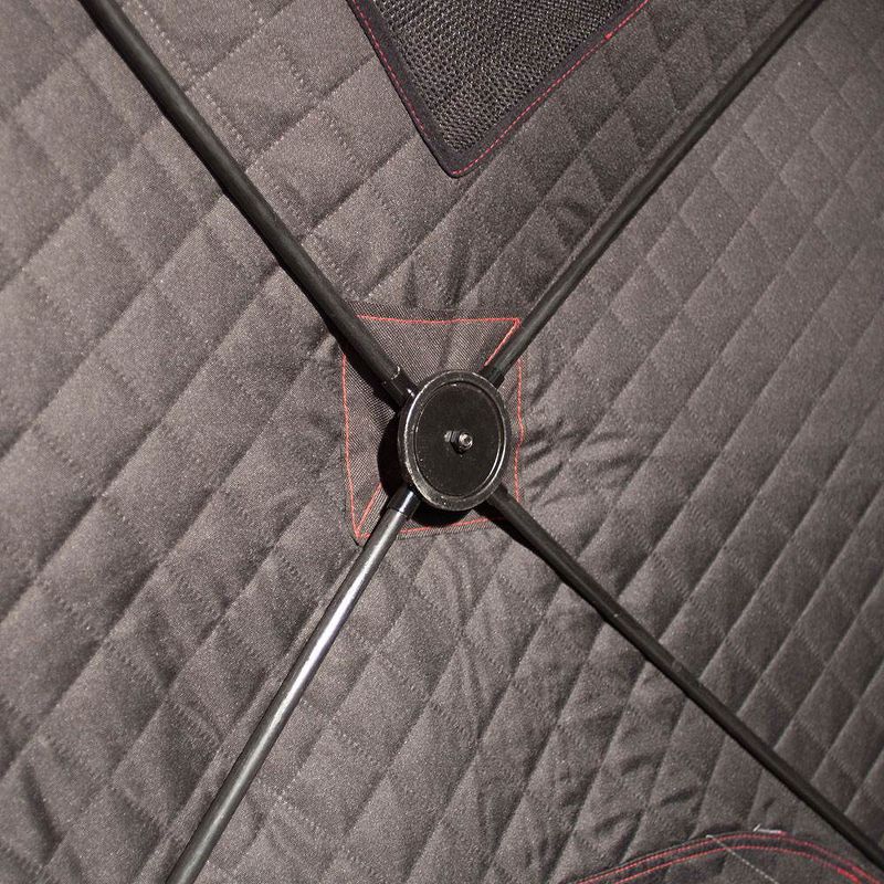 Eskimo FatFish Insulated 7-9 Person Pop Up Ice Fishing Shanty Shack Shelter Hut