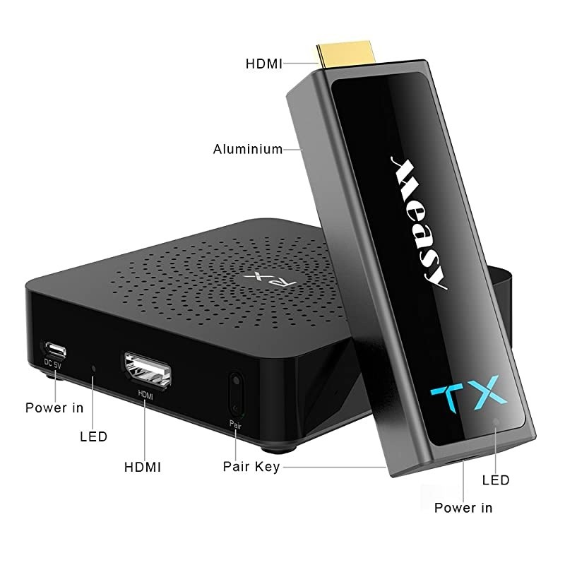 W2H Mini2 Wireless Hdmi Video Transmitter AV Sender Uncompress 60G Full HD 1080P 30mts