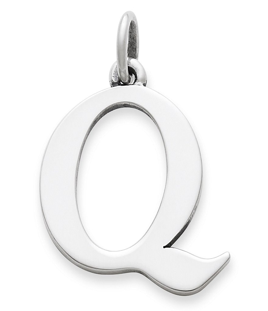 James Avery Large Script Initial Pendant