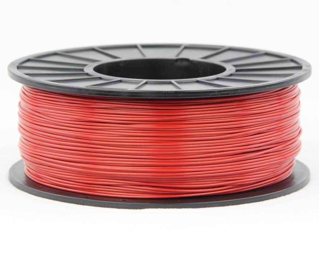 3DMakerWorld Plastic Filament - ABS (PA-747) 1.75mm Red 1Kg Spool, Made in the USA
