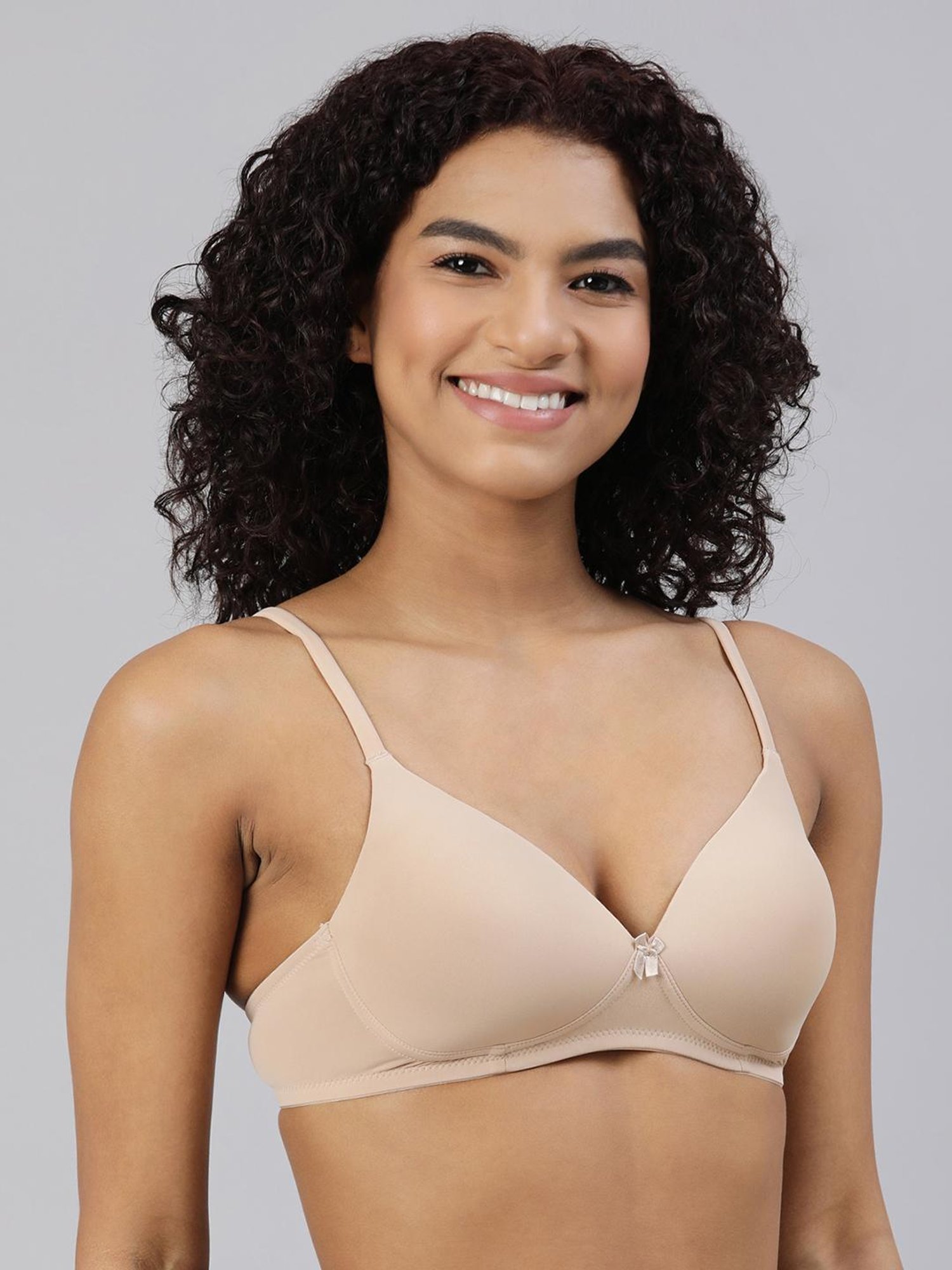 BLOSSOM Beige Medium Coverage Everyday Bra