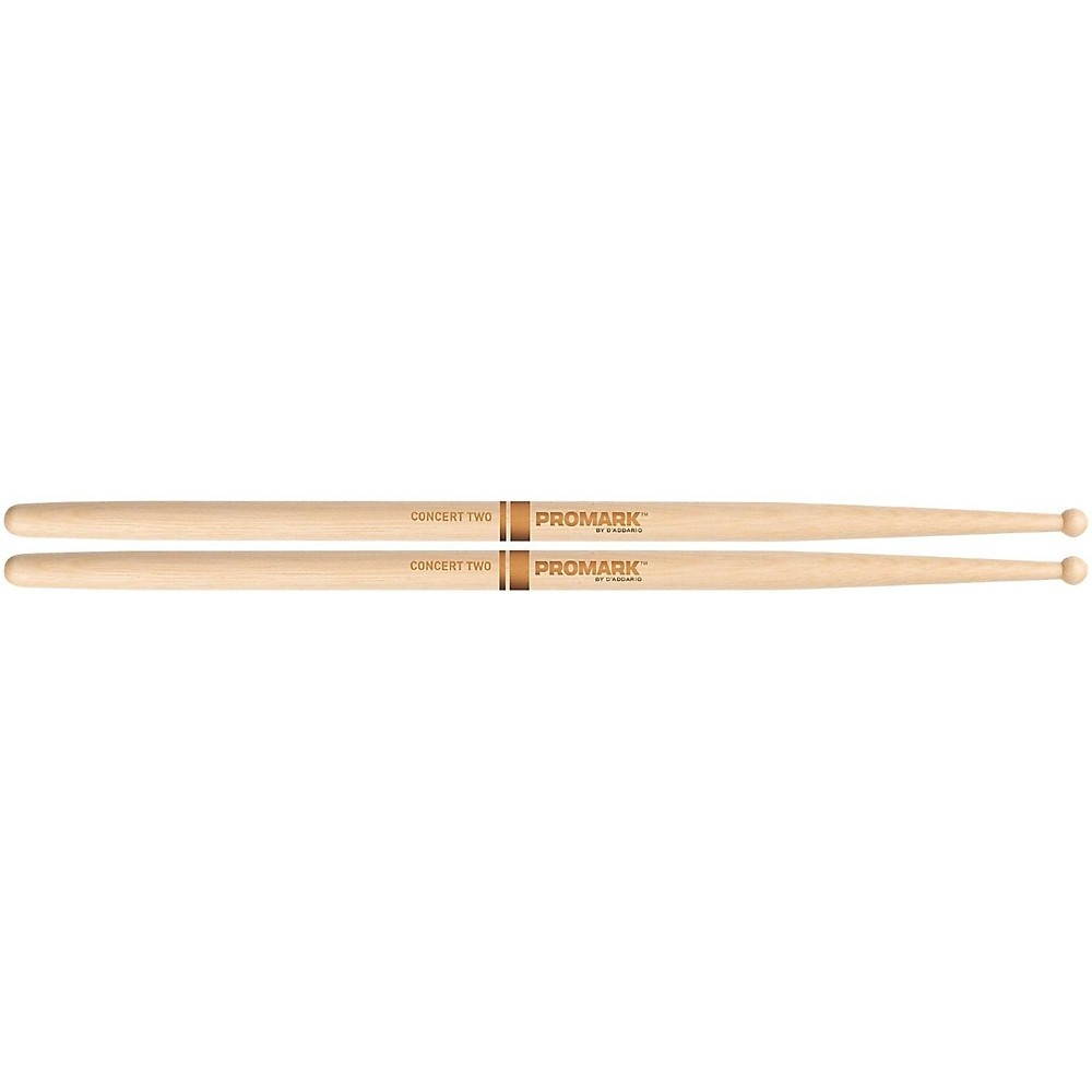 Promark Concert Two Snare Drum Hickory Wood Tip Drumsticks