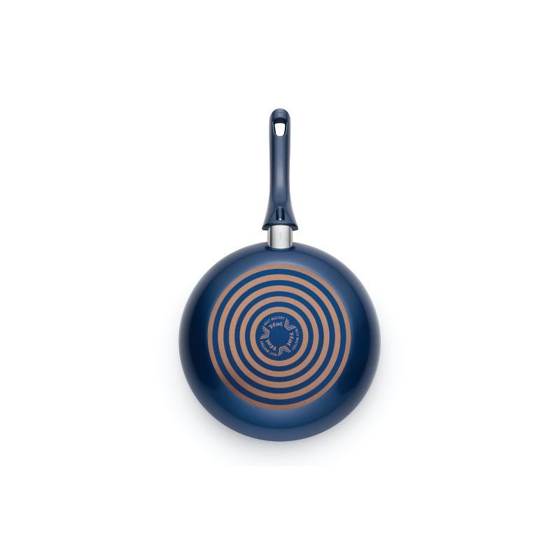 T-fal Simply Cook Ceramic Cookware, Fry Pan, 12", Blue