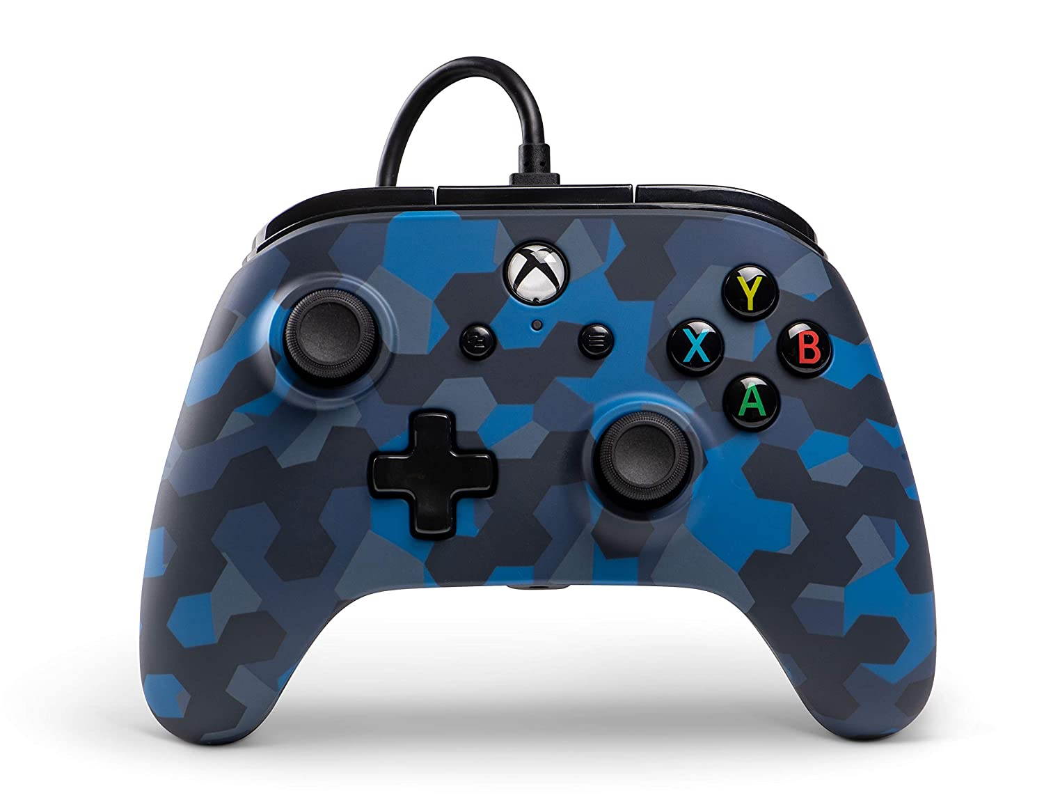 PowerA Wired Controller - Stealth Blue Camo For Xbox One 1508488-01