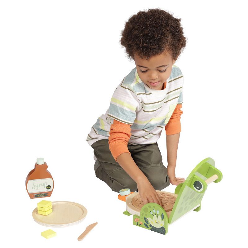 Manhattan Toy Ribbit Waffle Maker Toddler & Kids Pretend Play Cooking Toy Set