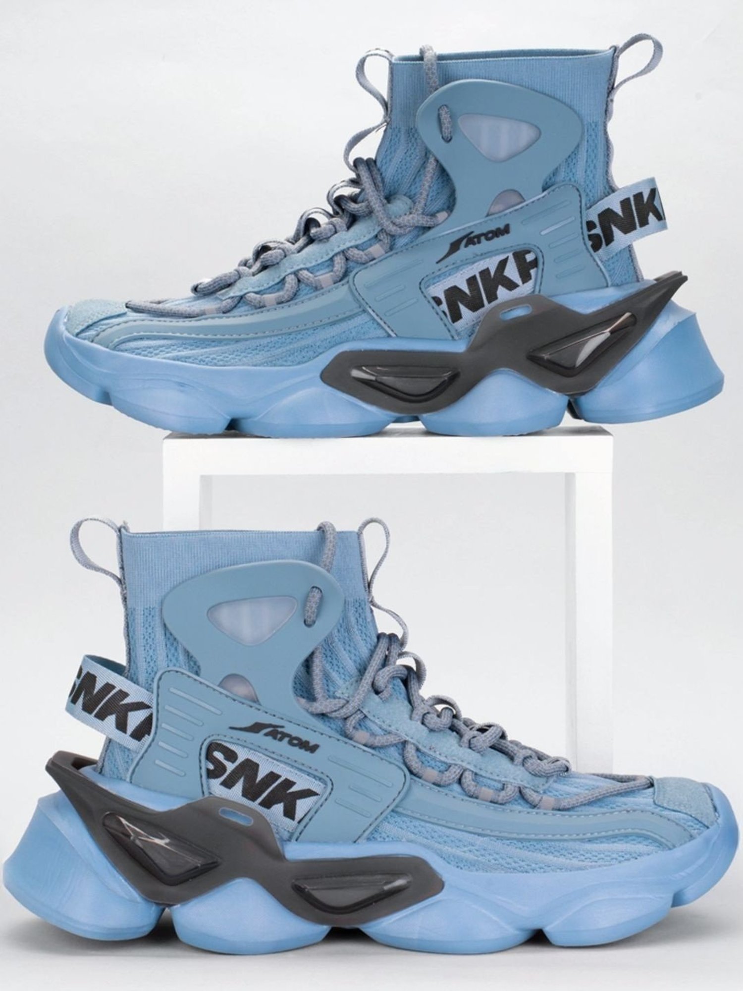 Atom Men's Gansta1 Blue Running Shoes