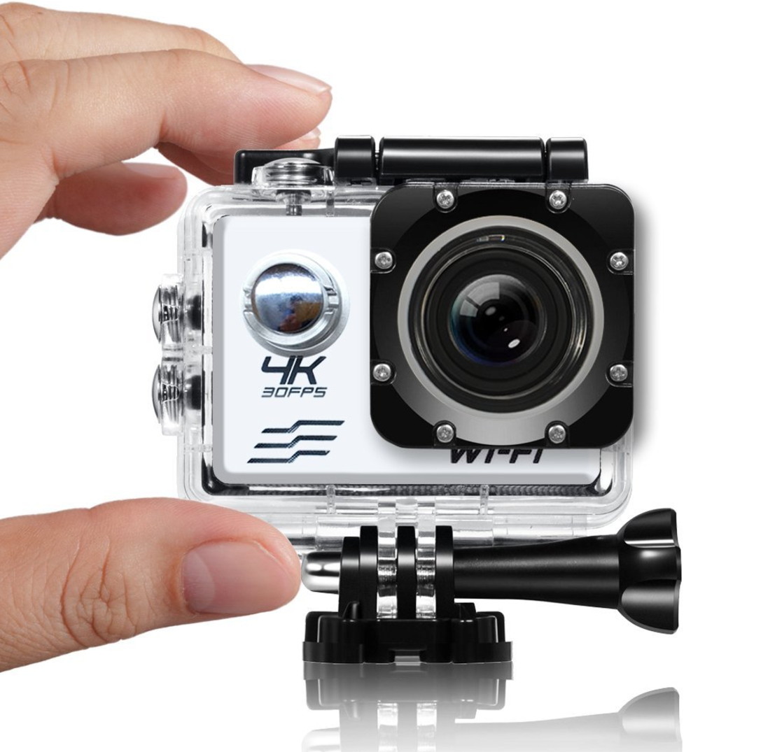 Action Camera 1080P 4K Ultra HD WiFi Best Video Sports Camera 16MP 1080P 170 Degree Wide Angle 2.0 Inch Screen 100 foot Underwater Waterproof Camera