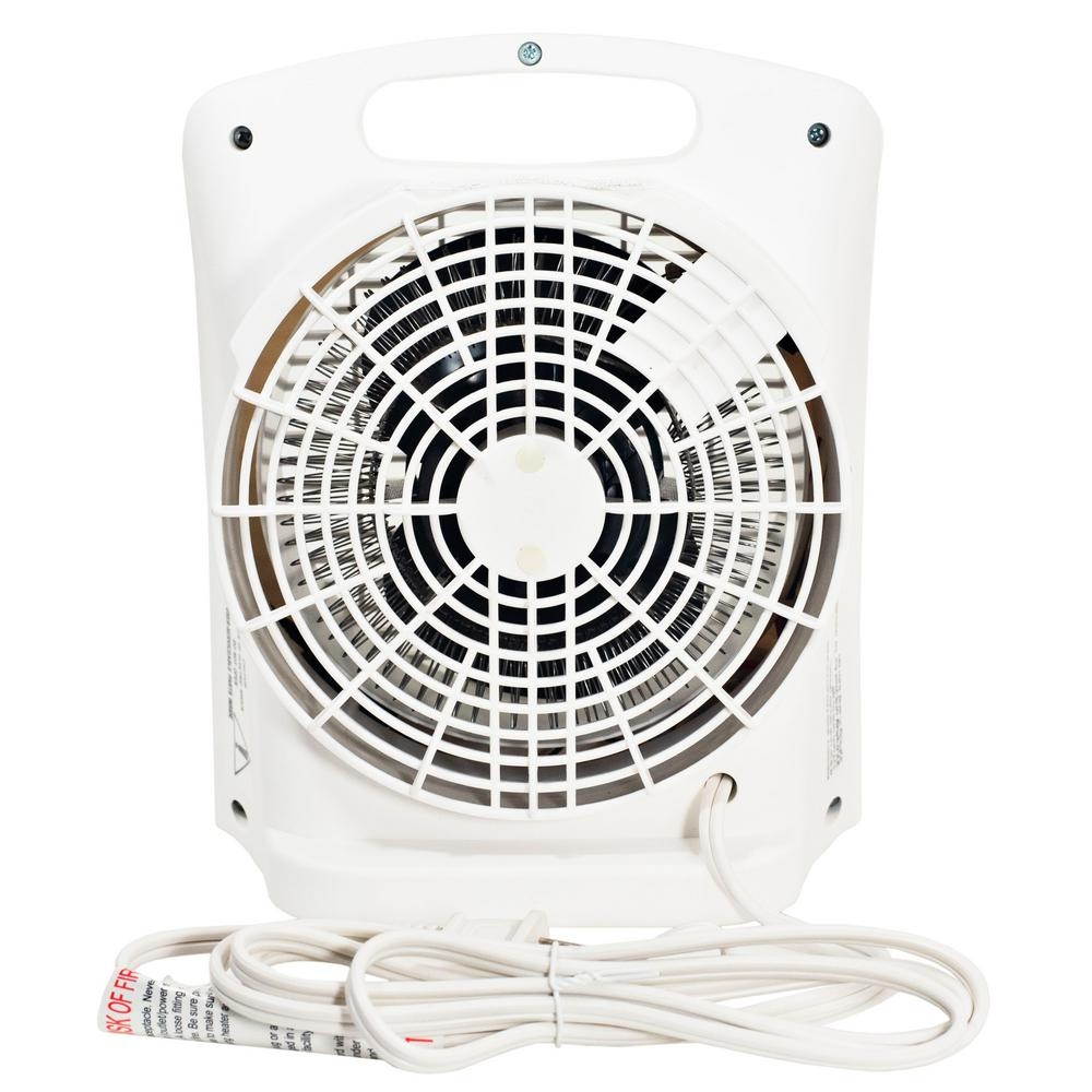 Comfort Zone CZ35 1500 Watt Portable Heater with Thermostat, White