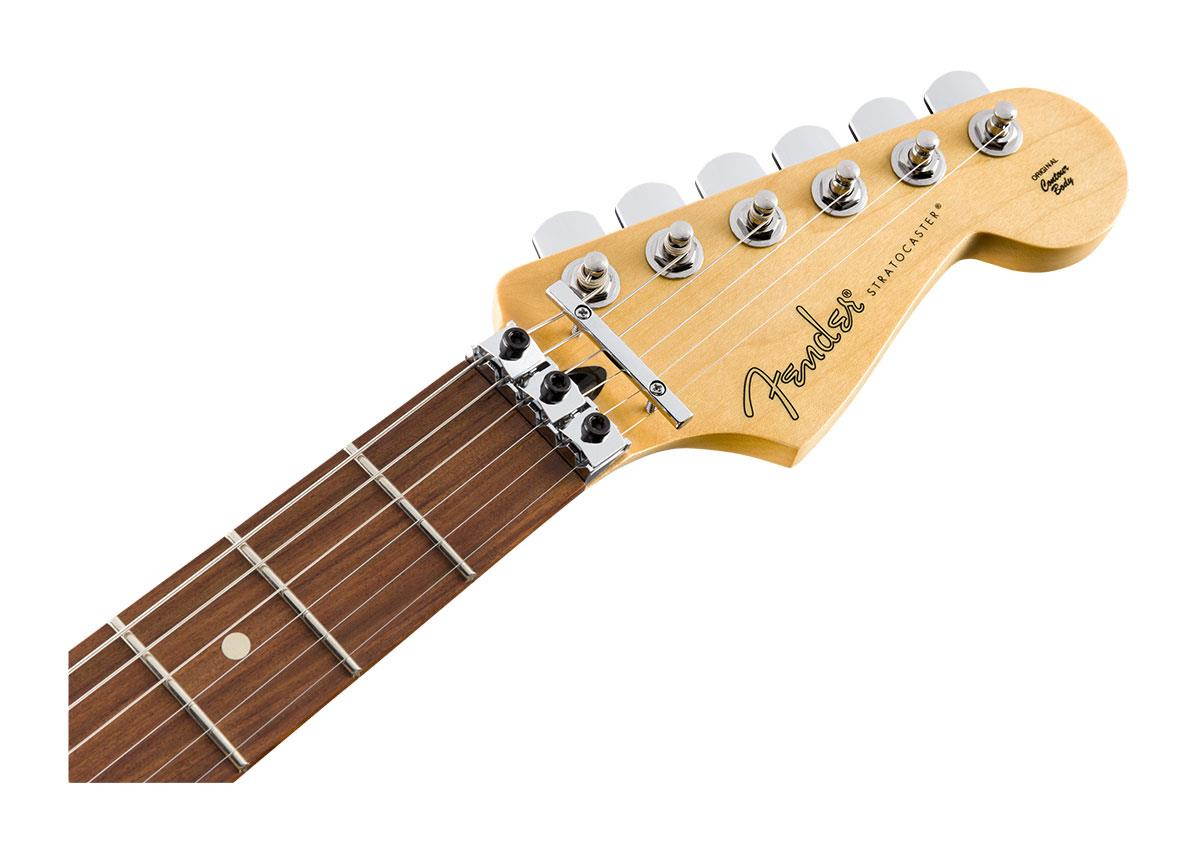 fender player stratocaster electric hss guitar  floyd rose  pau ferro fingerboard  3 color sunburst