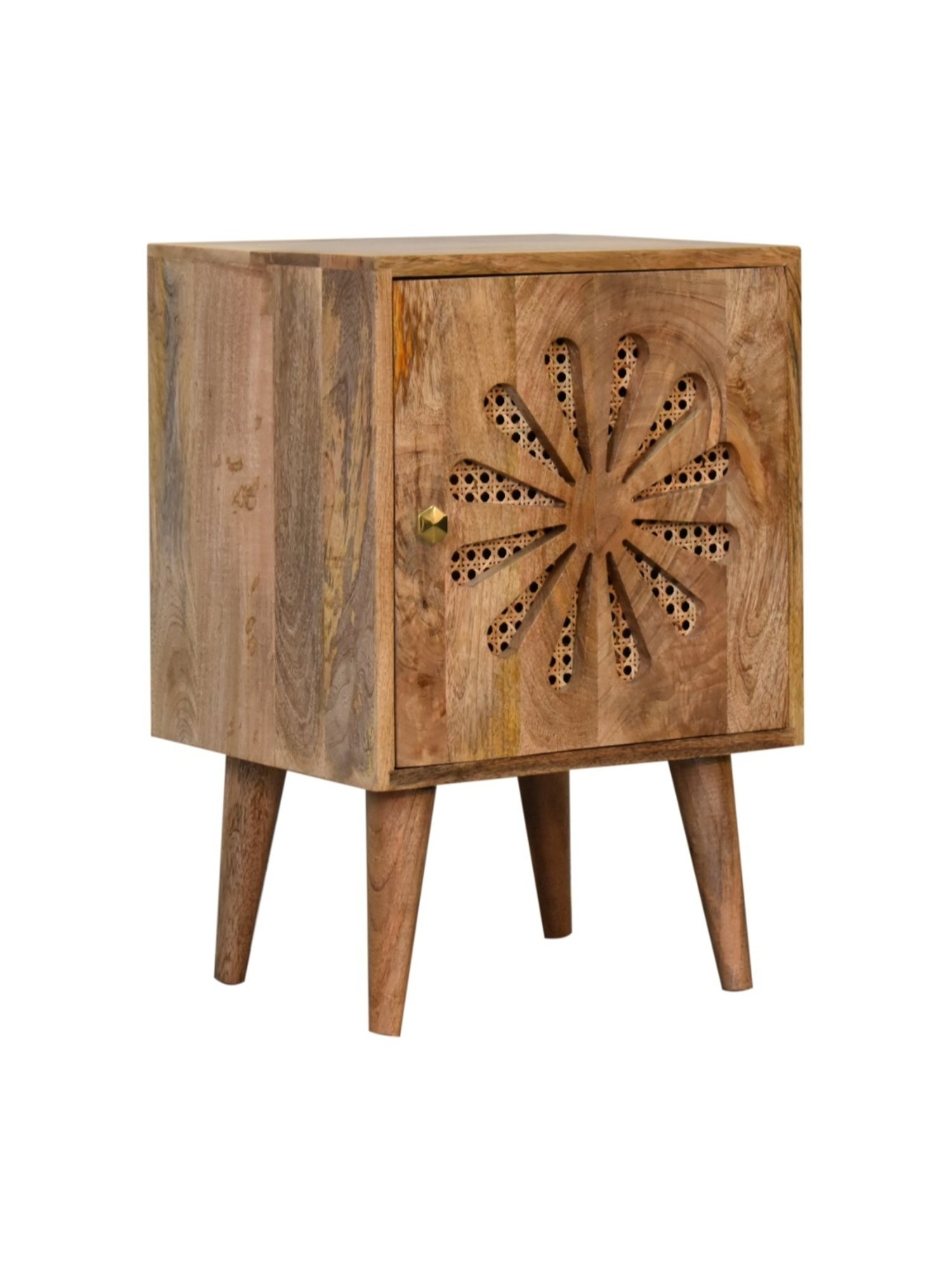 Artisan Furniture Rosalie Solid Brown Mango Wood Side Table