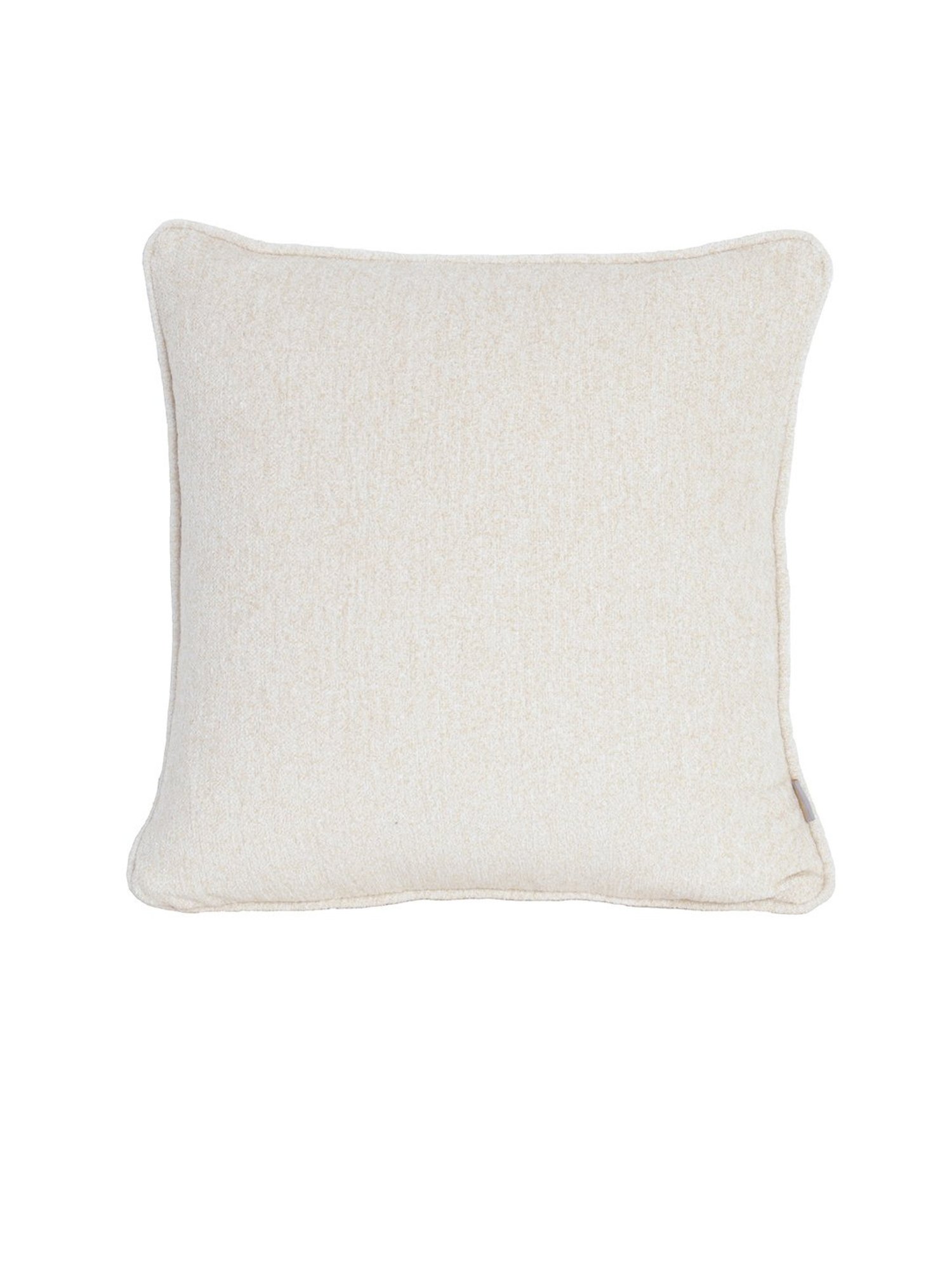 Maspar Colorart Charlotte Solid Beige 110 TC Cotton Blend Cushion Cover