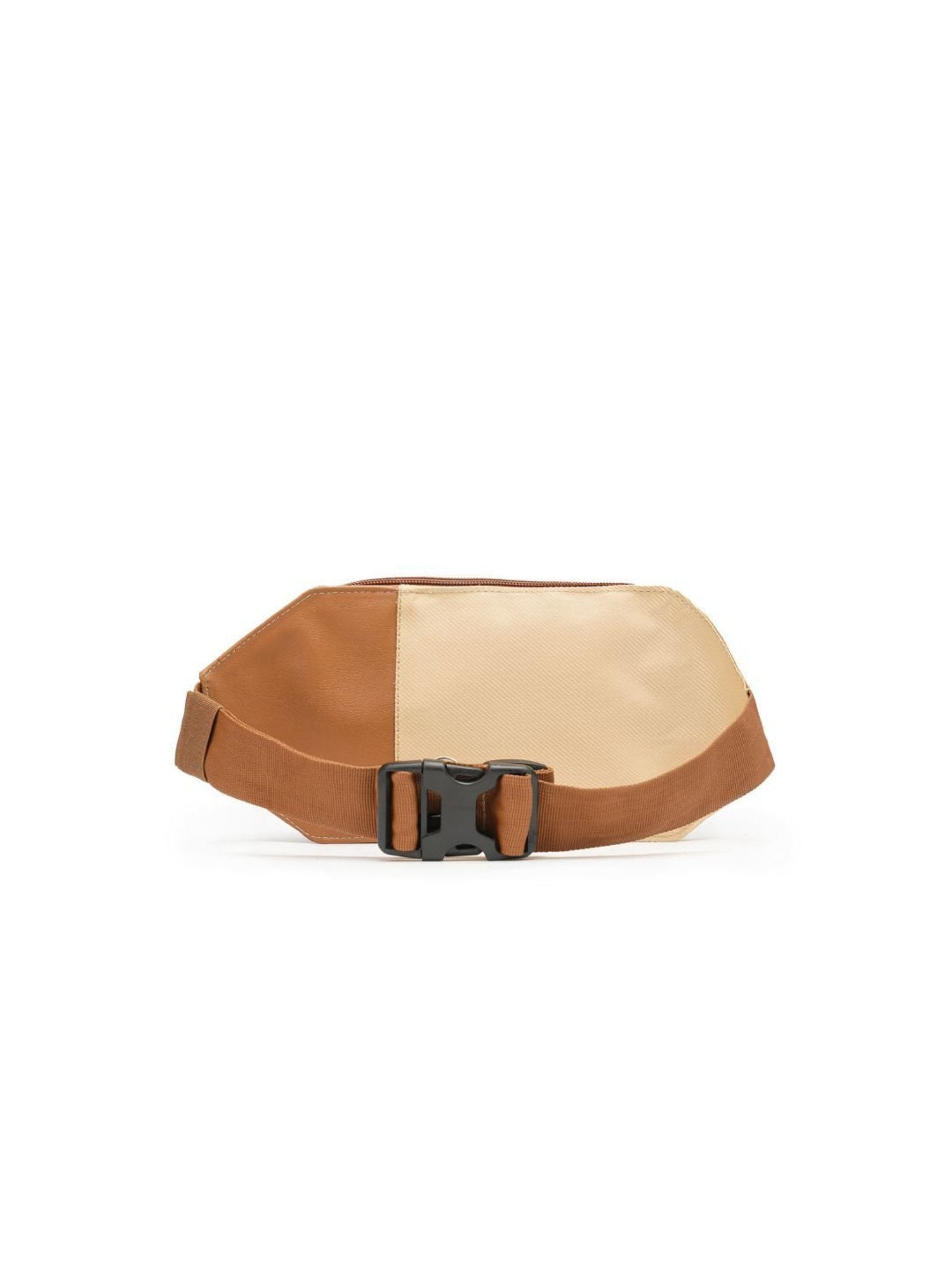 Assembly Beige Color Block Waist Pouch