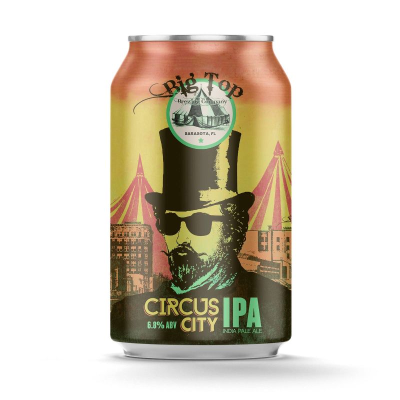 Big Top Circus City IPA Beer - 6pk/12 fl oz Cans