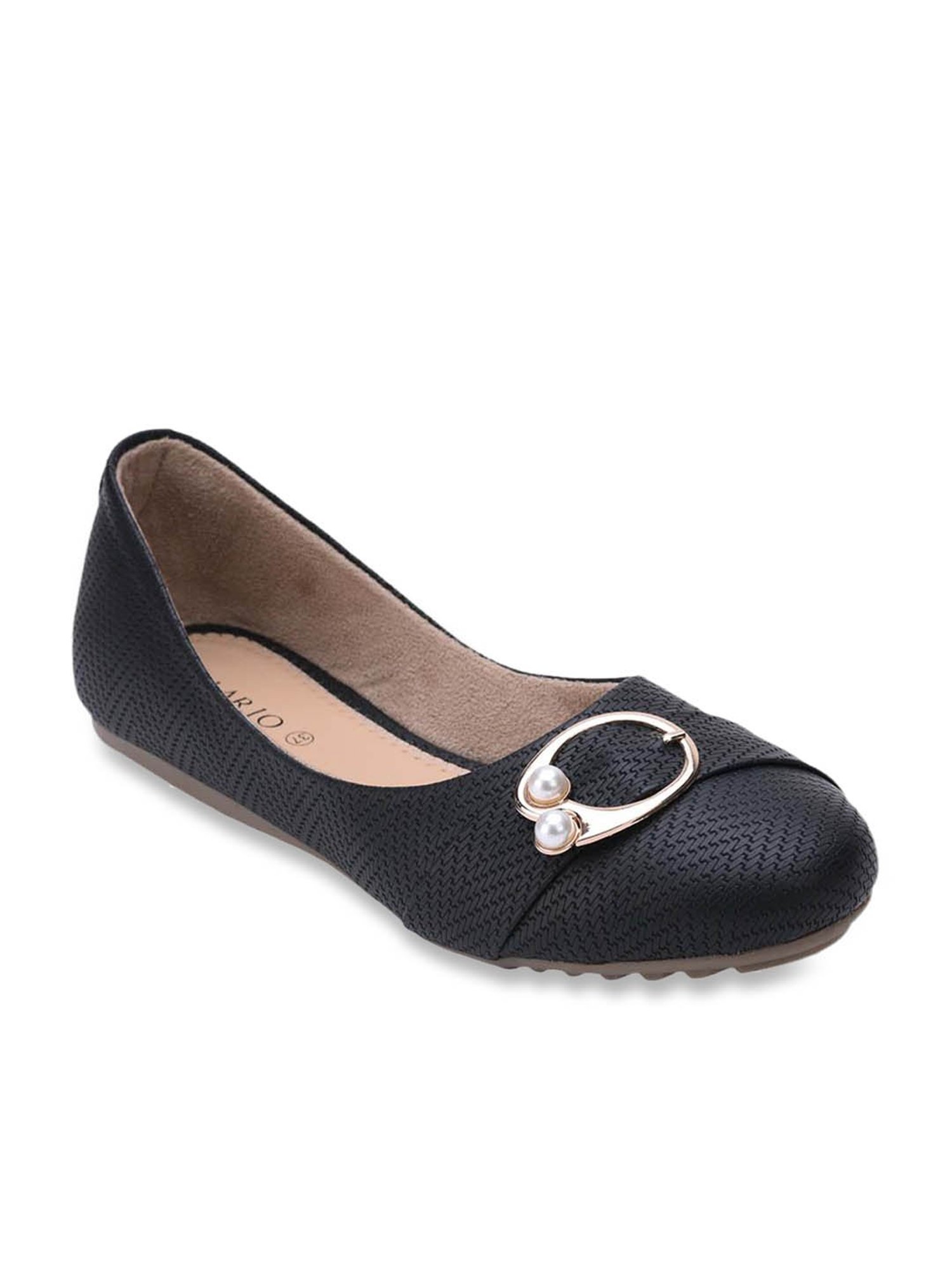 Salario Women's Black Flat Ballets
