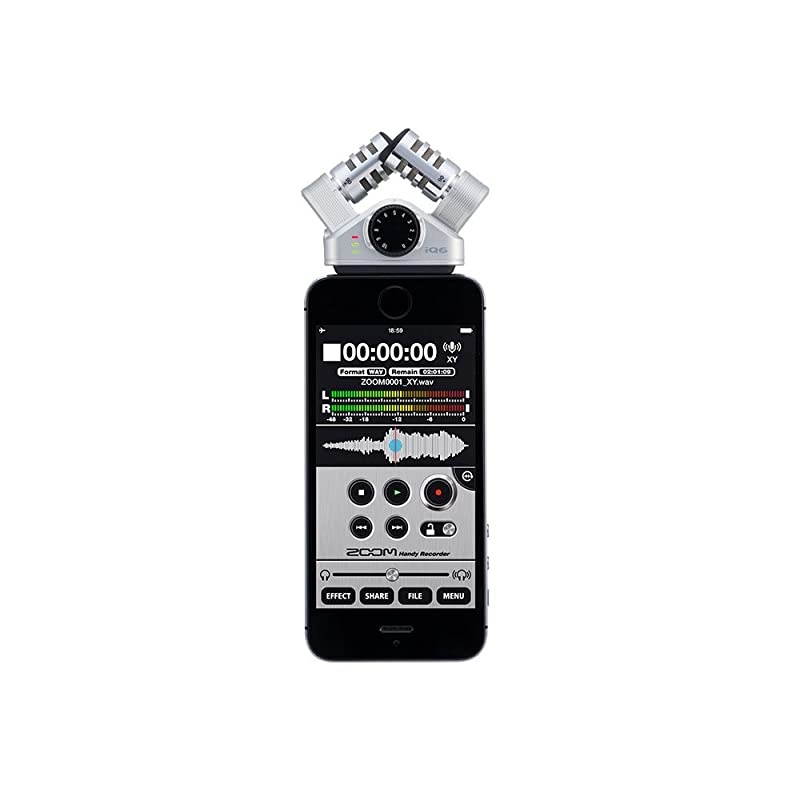 iQ6 Stereo XY Microphone for iPhoneiPad for Recording Audio for Music Interviews and More