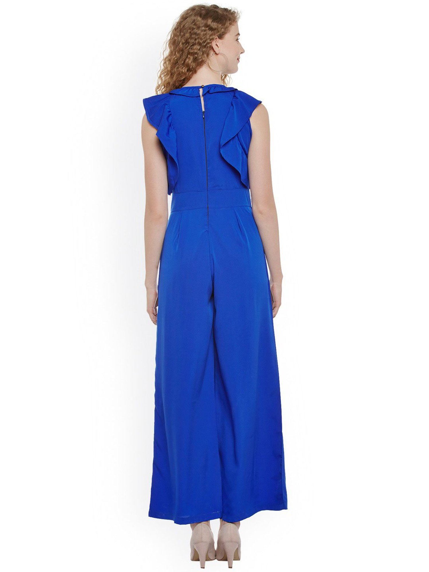 Belle Fille Blue Full Length Jumpsuit