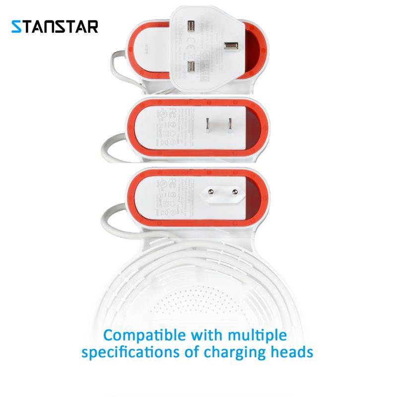 STANSTAR Wall Mount for TP-Link Deco M5 Whole Home Mesh WiFi System, Sturdy Bracket Holder for TP-Link Deco M5 Space Saving TP-Link Router Wall Holder Plug in Without Messy Wires or Screws(2pack)