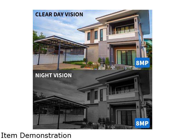 GW Security 4K 8 Channel NVR Security Camera System with 1TB HDD, 4 x 4K IP PoE 8MP Turret cameras, 100-Degrees Wide-angle, 100FT Night Vision