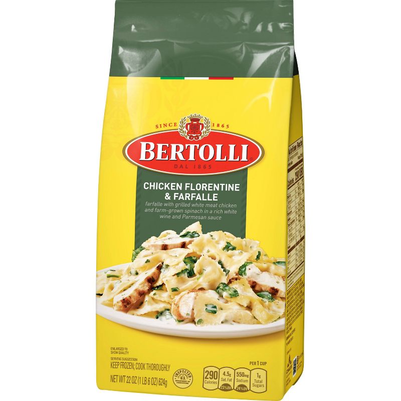 Bertolli Frozen Chicken Florentine & Farfalle - 22oz