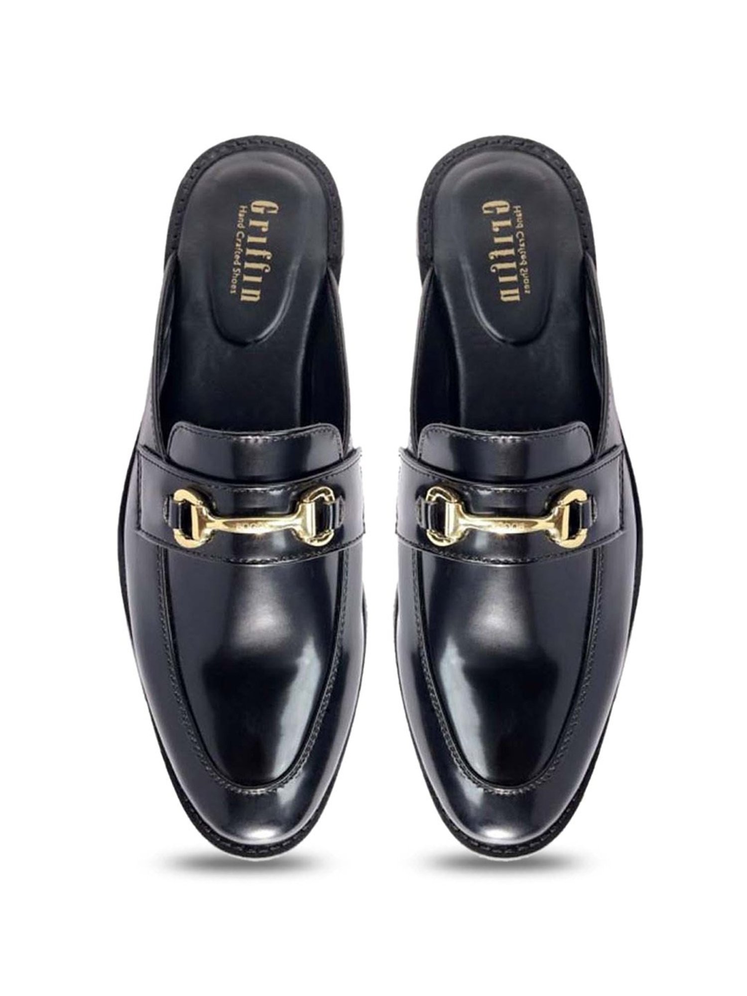 Griffin Men's Black Mule Shoes