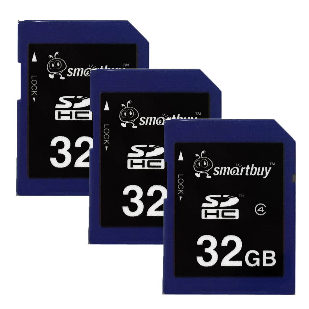 Smartbuy SDHC Class 4 Flash Memory Card SD HC Secure Digital C4 Fast Speed for Camera (16GB - 2 Packs)