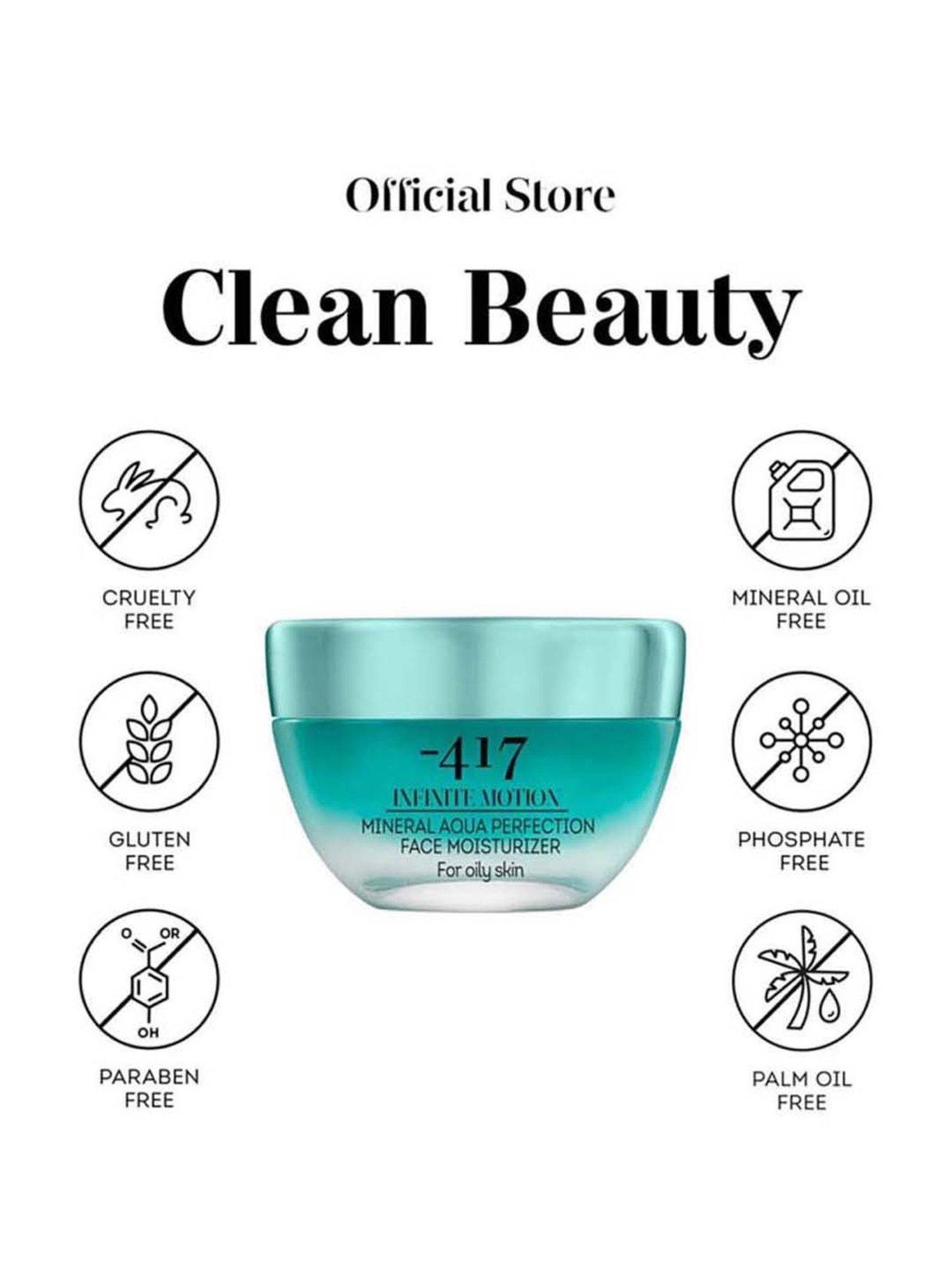 Minus 417 Infinite Motion Mineral Aqua Perfection Face Moisturizer for oily skin 50 ml
