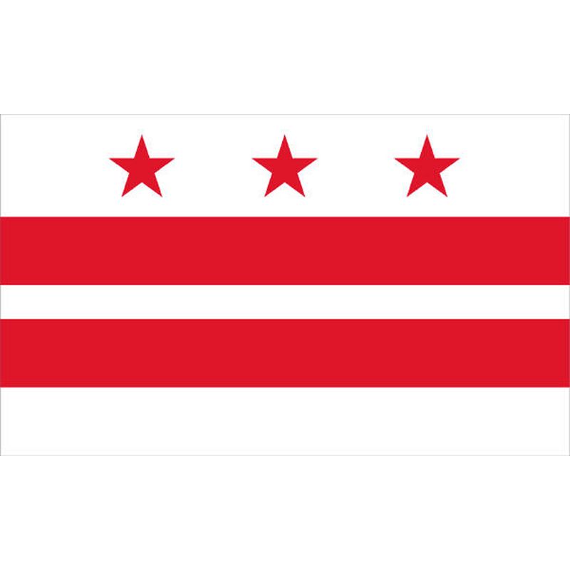 District of Columbia Flag - 4' x 6'