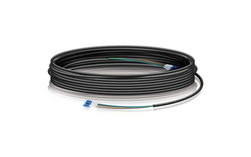 Ubiquiti Fiber Optic Patch Network Cable - 200 ft Fiber Optic Network Cable for Network Device, Switch, Router - LC Male Network - LC Male Network