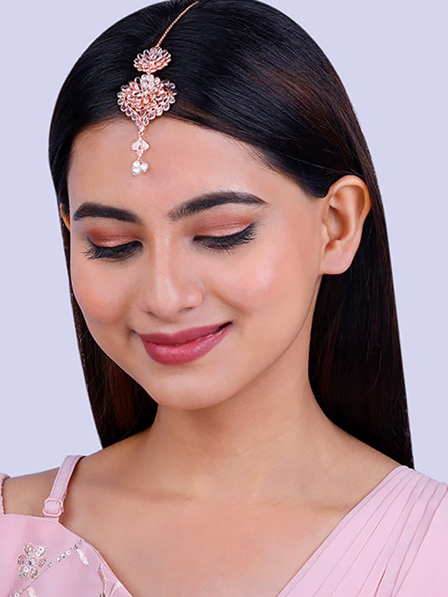 GIVA 92.5 Sterling Silver Banno Maangtikka