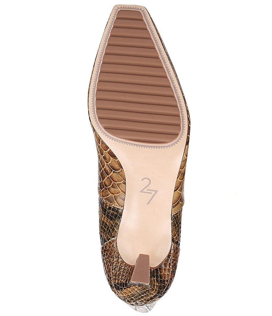 27 Edit Naturalizer Savina Snake Print Leather Boots