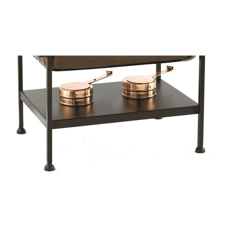 Old Dutch 8qt Steel Antique Chafing Dish Copper