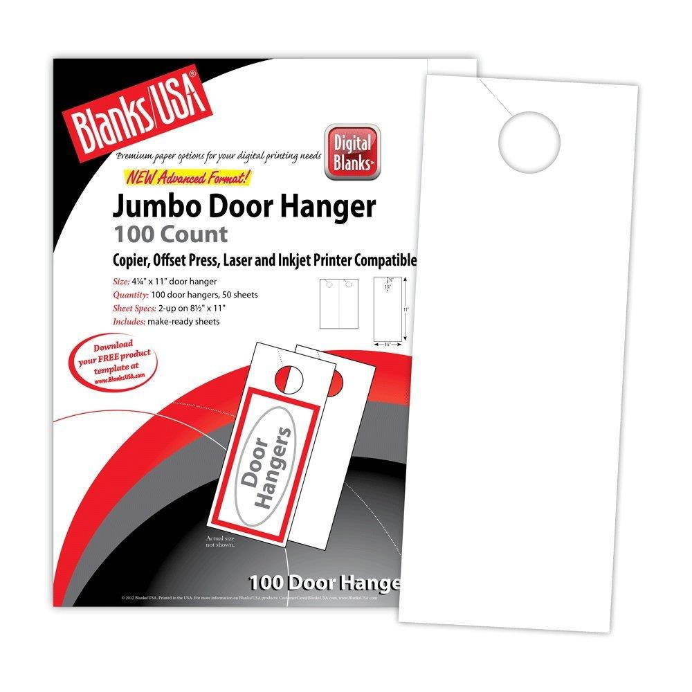 Digital Door Hanger - 4.25" x 11", 100 Door Hangers