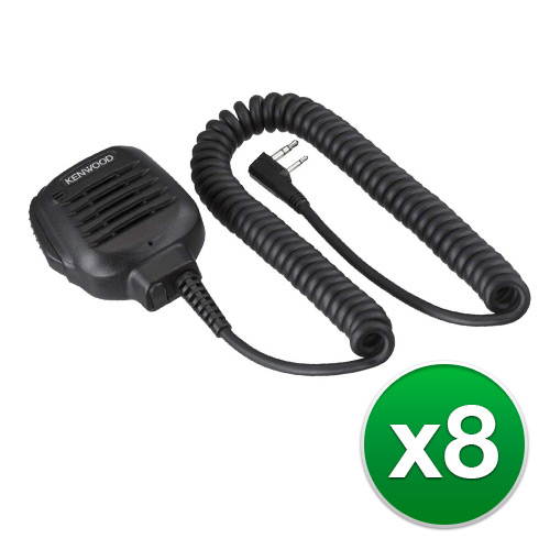 Kenwood KMC45D Speaker mic with builtin 2.5mm earphone jack (8-Pack) Speaker mic with built-in 2.5mm earphone jack