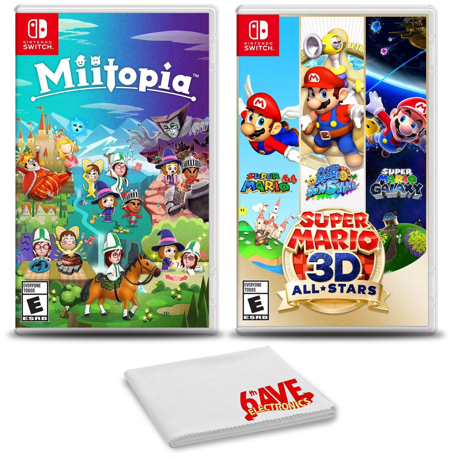 Miitopia and Super Mario 3D All-Stars - Two Game Bundle For Nintendo Switch