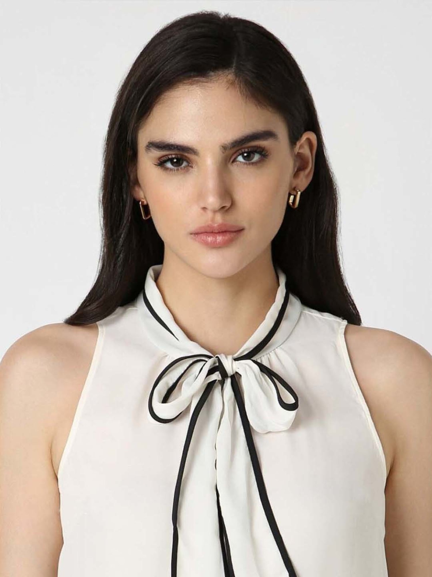 Van Heusen White Regular Fit Top