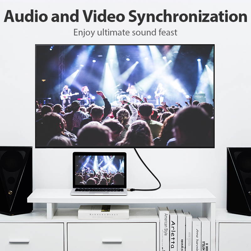 Vention HDMI Cable 6ft,Super Speed HDMI 2.0 Cable Male to Male  Support 4K 3D 1080P, Ethernet and Audio Return Channel,with Gold Plated and Nylon Braided for PS3 PS4 Xbox Blu-Ray