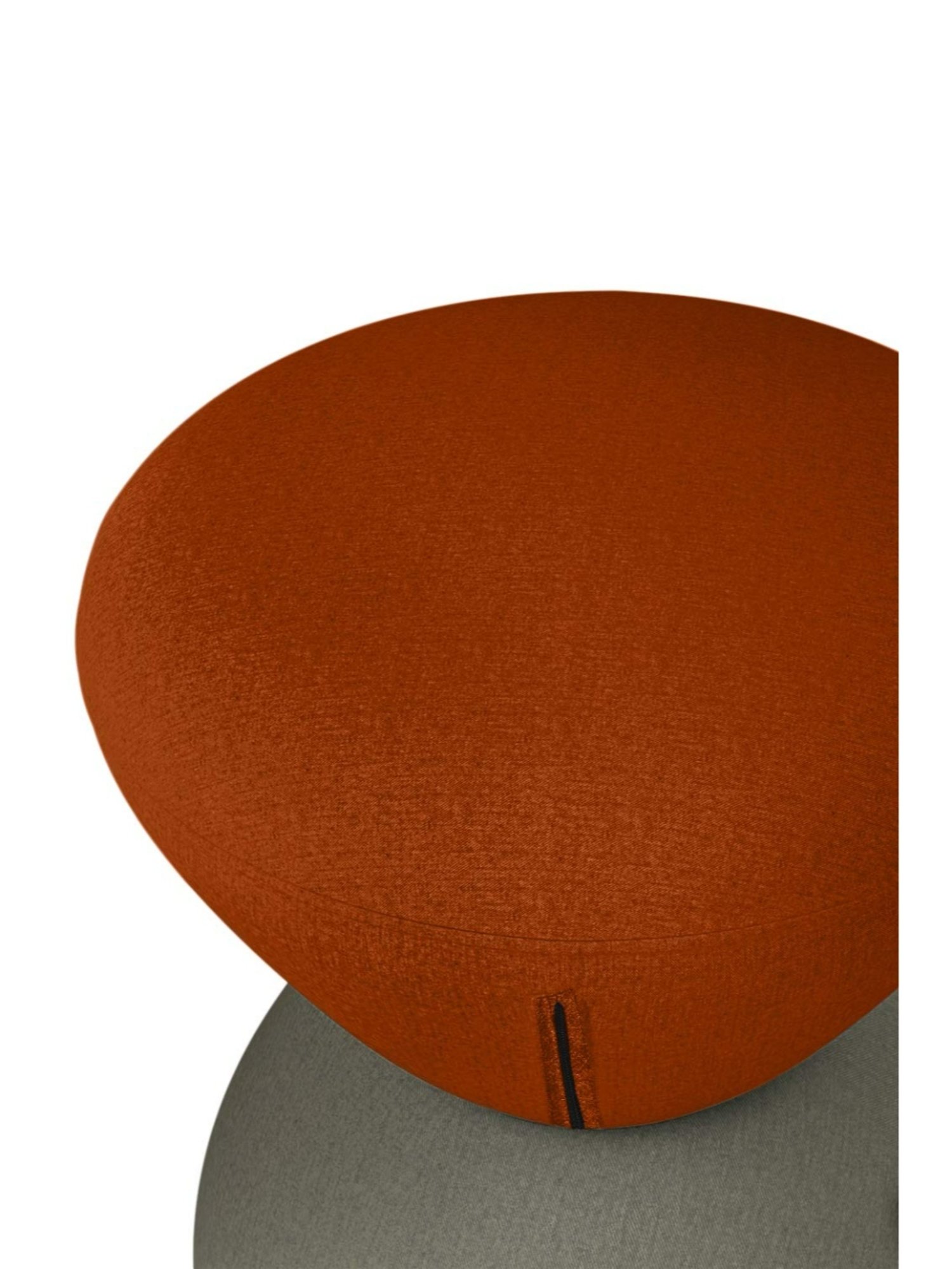 Godrej Interio Loop Flame Brown Plywood Pouf (1 Year Warranty)