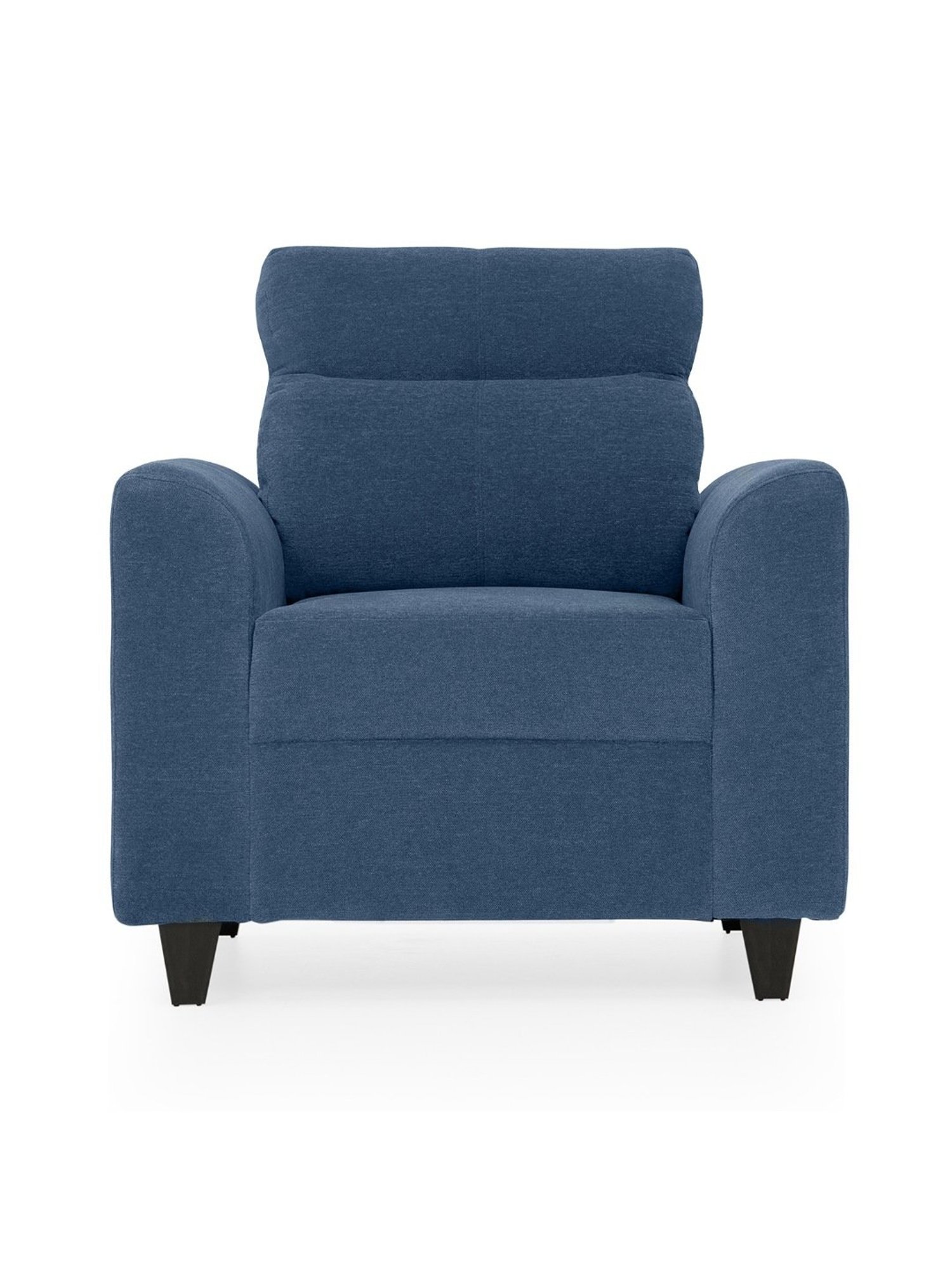 Durian Berry Black Premium Leatherette 2 Seater Sofa