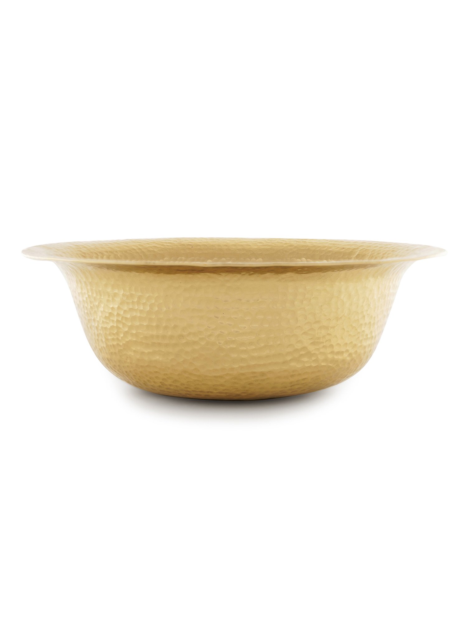 Pure Home and Living Gold Aluminium Textured Decorative Bowls