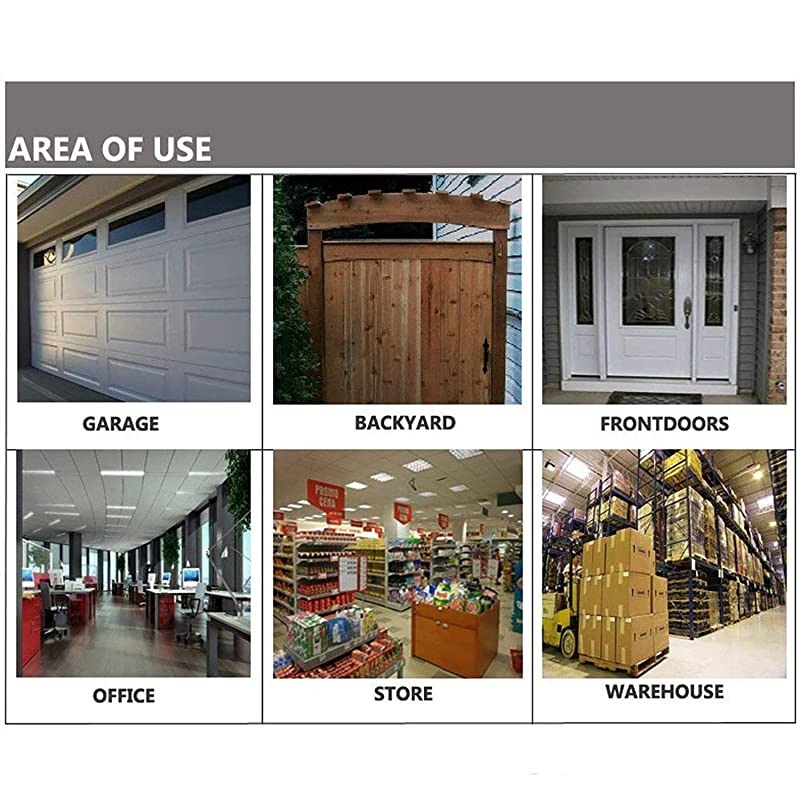 Bullet Dummy Fake Simulated Surveillance Security CCTV Dome Camera Indoor Outdoor with One LED Light, Warning Security Alert Sticker Decal (TC-W4), 4 Packs, White