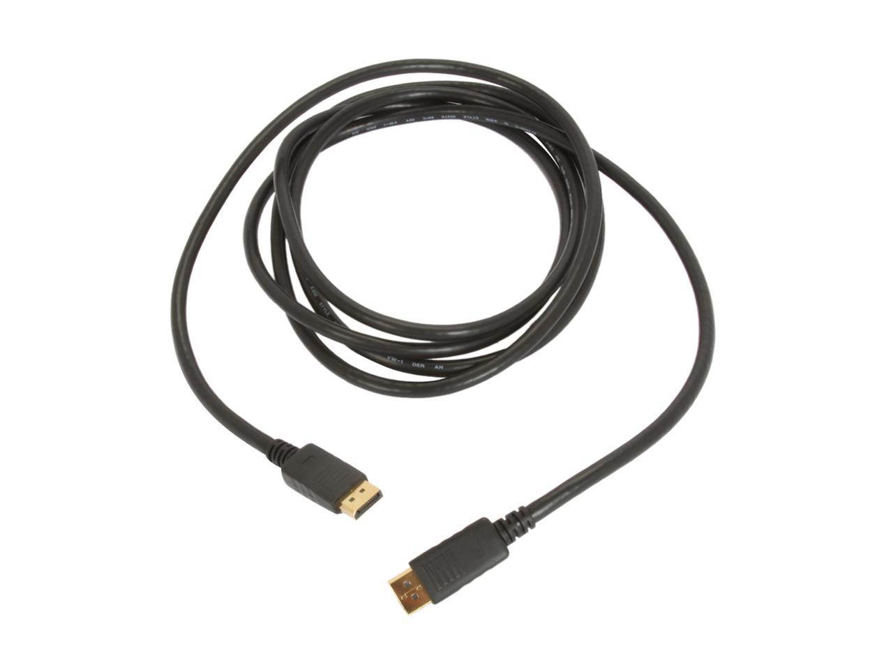 SA DP-10K 10 ft. Black DisplayPort male to DisplayPort male Audio / Video Cable Male to Male