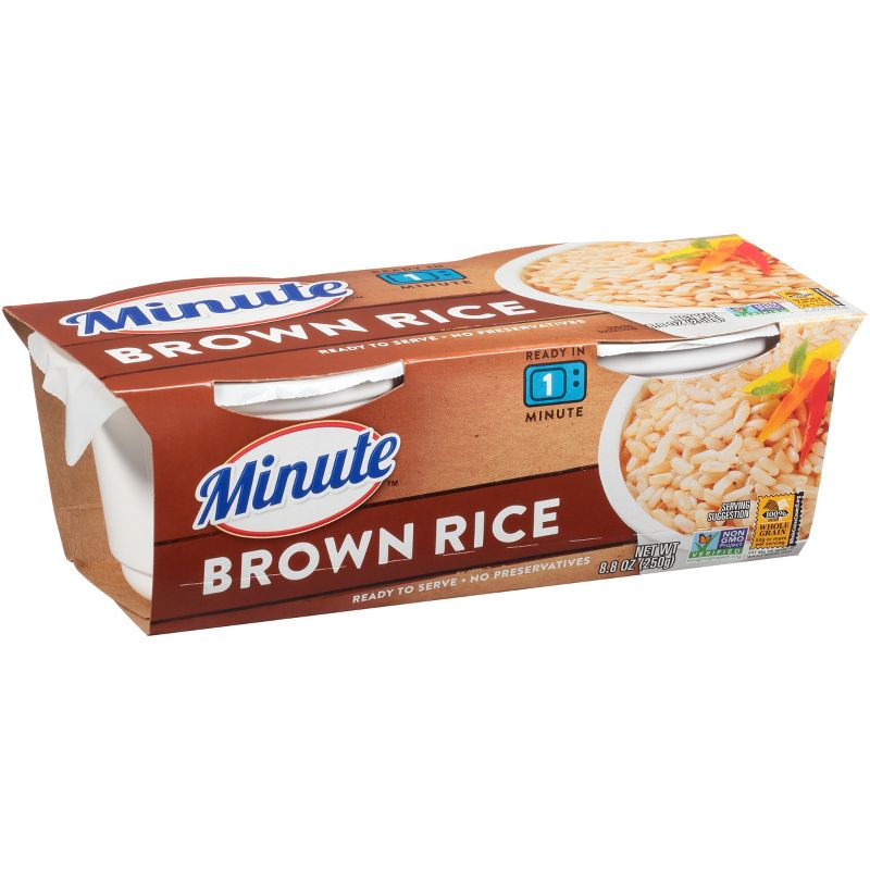 Minute Ready to Serve Fully Cooked Brown Rice Cups - 2pk - 8.8oz