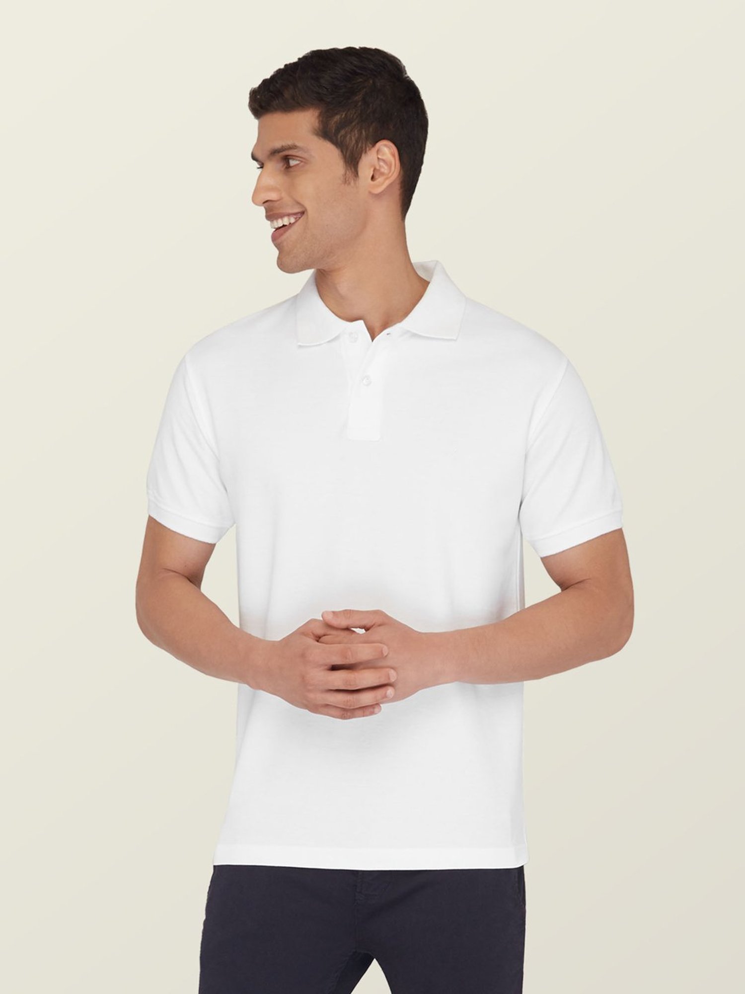 XYXX White Polo T-Shirt