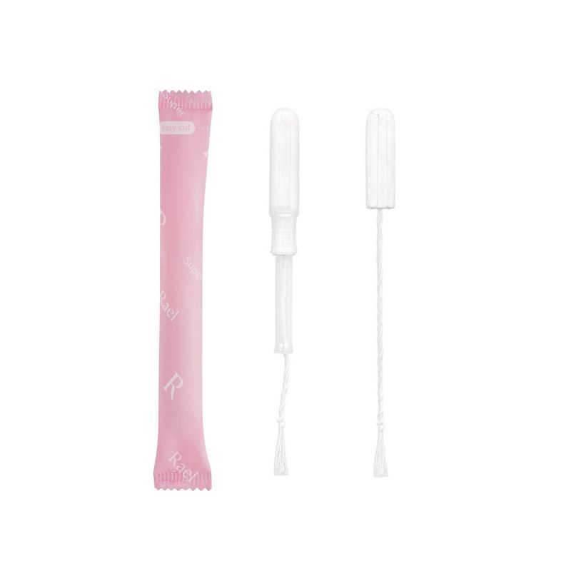 Rael Organic Cotton Regular & Super BPA-Free Applicator Tampons Duopack - 32ct