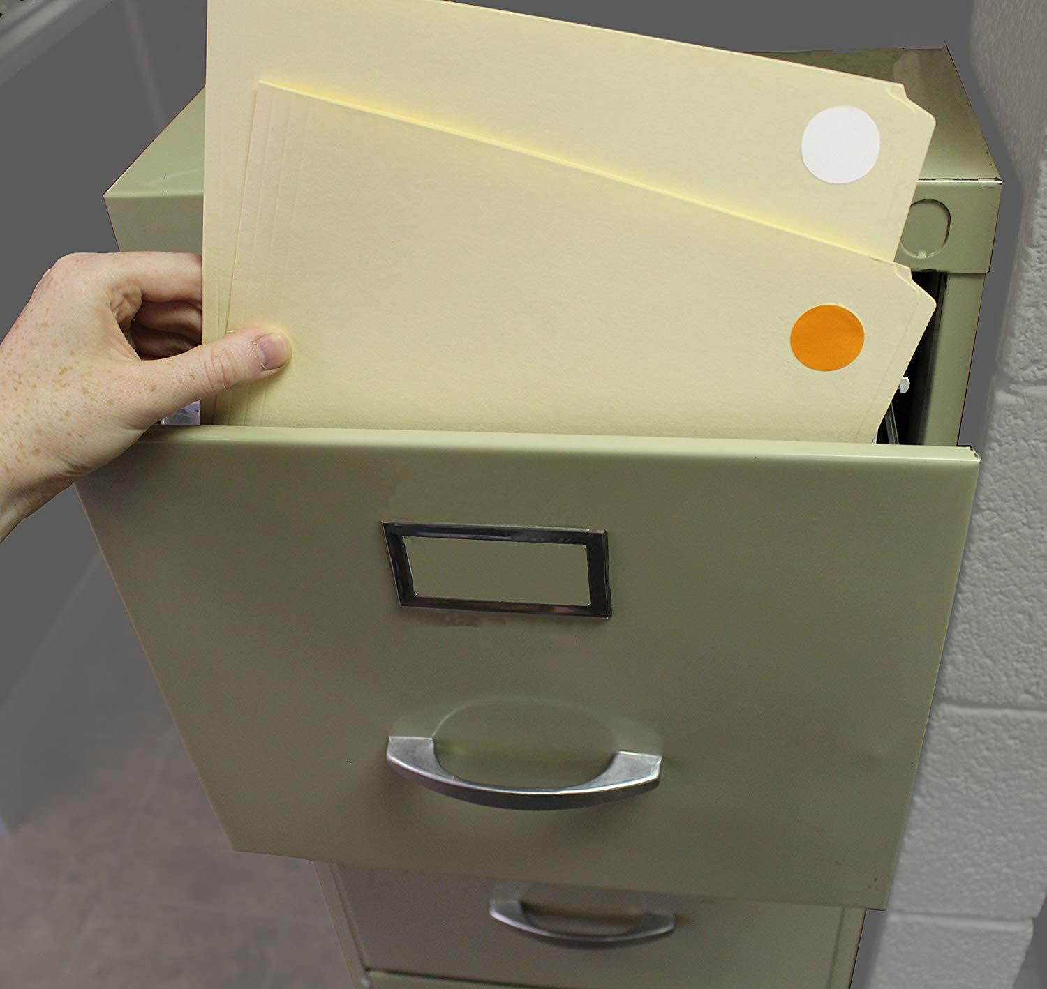 ChromaLabel Standard Color-Code Dot Label Kit | 7 Assorted Colors | 1,000/Dispenser Box (1 inch)