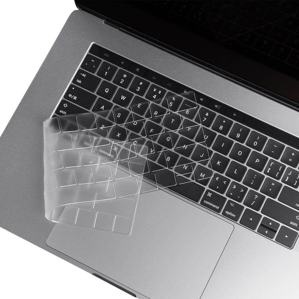 VFENG Premium Ultra Thin Keyboard Skins for MacBook Pro with Touch Bar 13" and 15" (Model Number A1706, A1707, A1989, A1990, Released 2016 2017 2018)